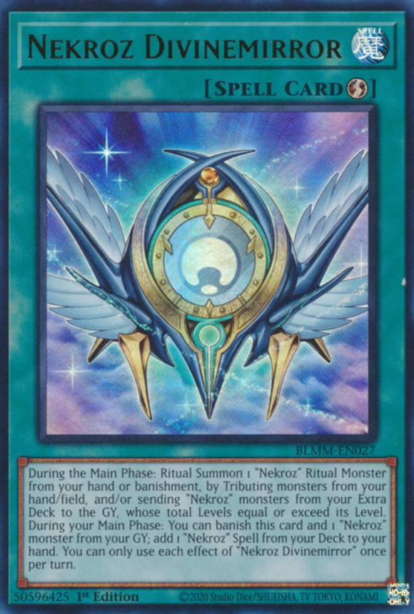 Nekroz Divinemirror - BLMM-EN027 - Ultra Rare 1st Edition