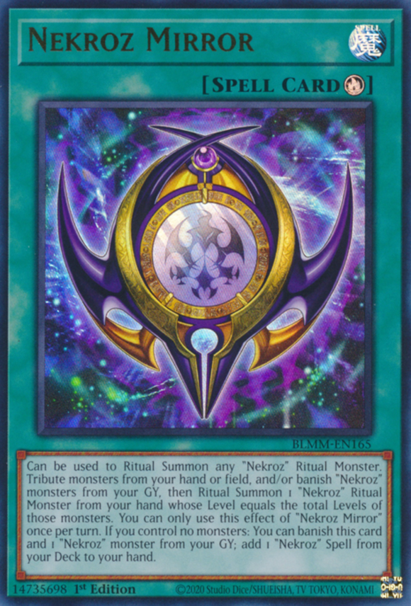 Nekroz Mirror - BLMM-EN165 - Ultra Rare 1st Edition