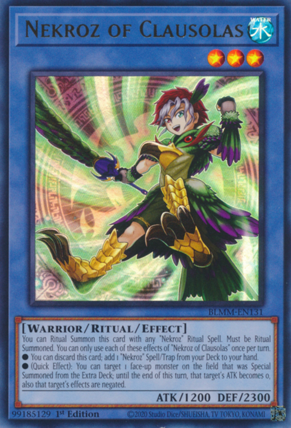 Nekroz of Clausolas - BLMM-EN131 - Ultra Rare 1st Edition