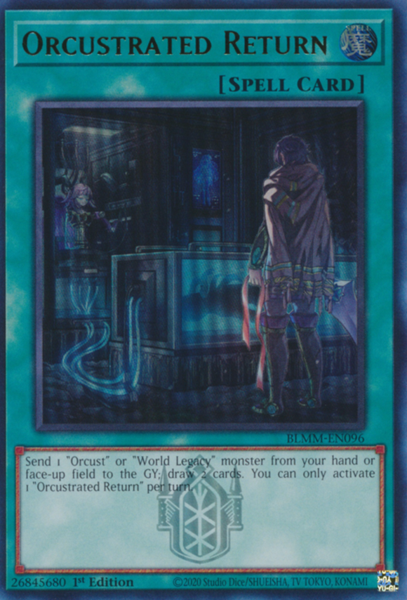 Orcustrated Return - BLMM-EN096 - Emblazoned Ultra Rare 1st Edition