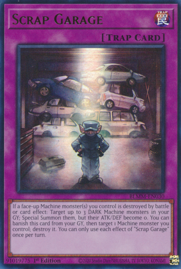 Scrap Garage - BLMM-EN030 - Ultra Rare 1st Edition