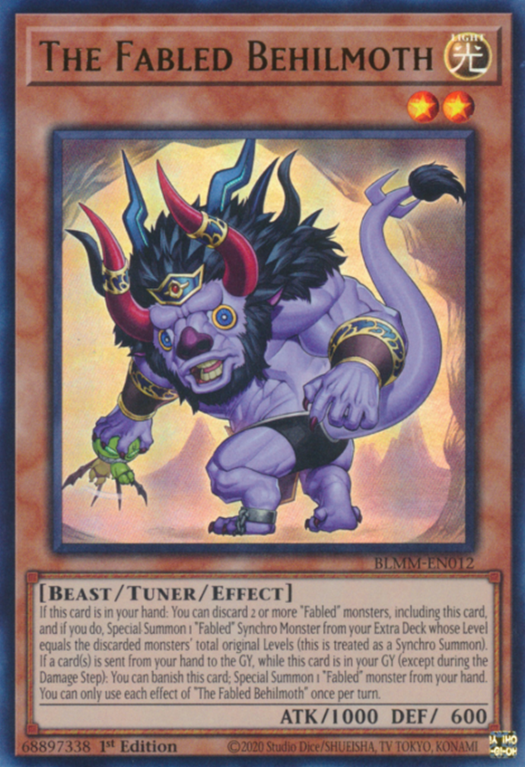 The Fabled Behilmoth - BLMM-EN012 - Ultra Rare 1st Edition