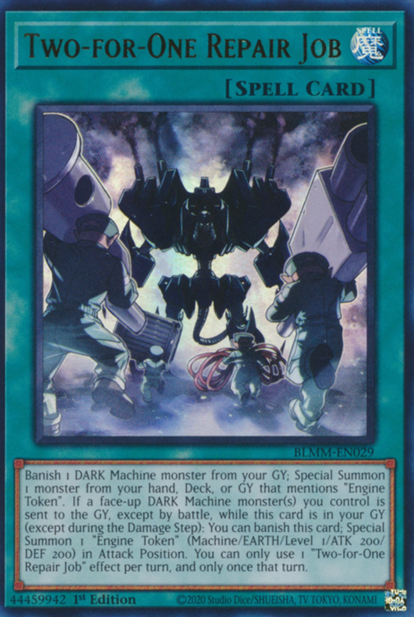 Two-for-One Repair Job - BLMM-EN029 - Ultra Rare 1st Edition