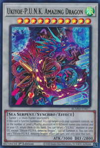 Ukiyoe-P.U.N.K. Amazing Dragon - BLMM-EN077 - Emblazoned Ultra Rare 1st Edition