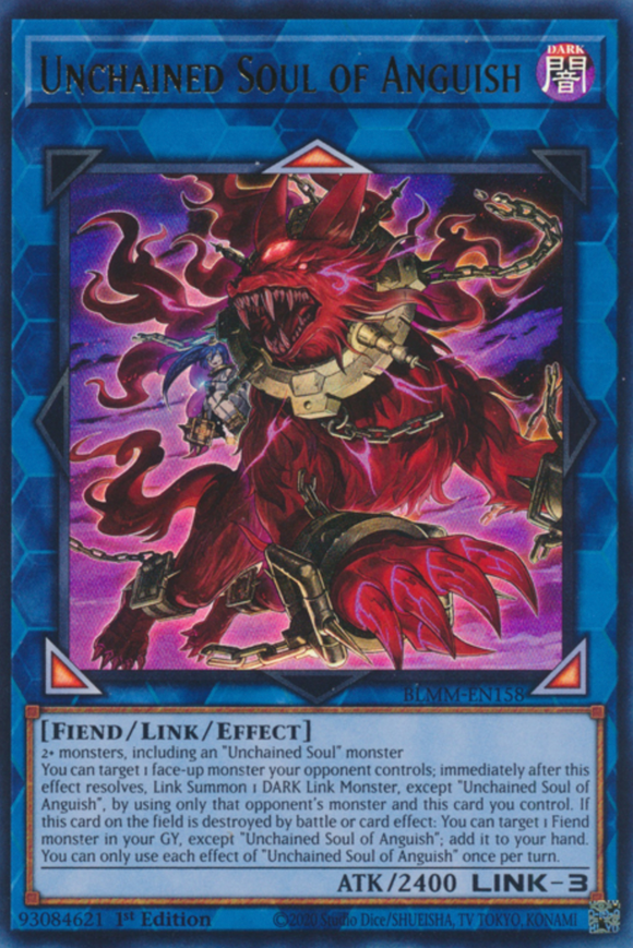 Unchained Soul of Anguish - BLMM-EN158 - Ultra Rare 1st Edition