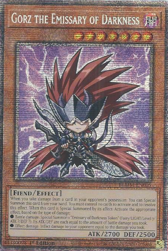 Gorz the Emissary of Darkness - BLMM-EN005 - Starlight Rare 1st Edition