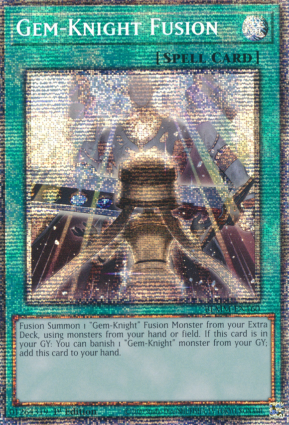 Gem-Knight Fusion - BLMM-EN160 - Starlight Rare 1st Edition