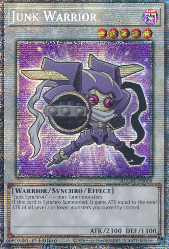 Junk Warrior - BLMM-EN009 - Starlight Rare 1st Edition