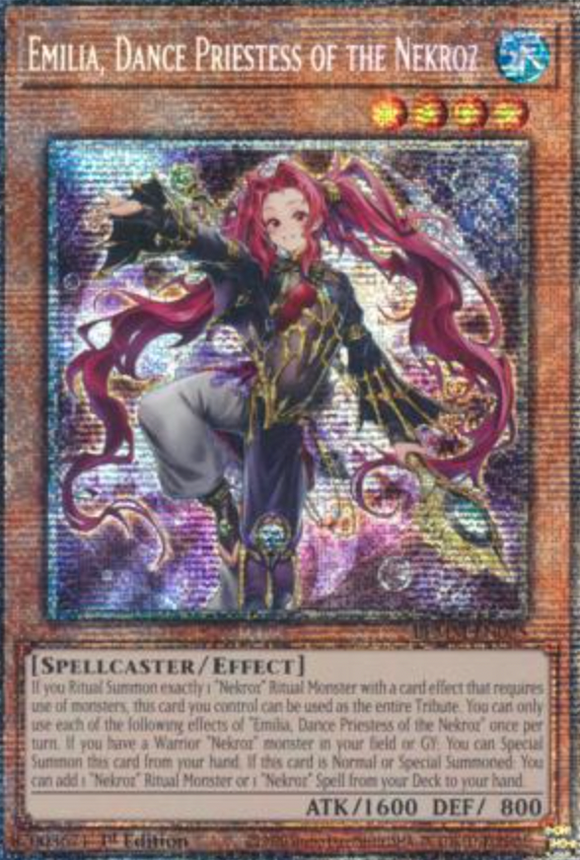 Emilia, Dance Priestess of the Nekroz - BLMM-EN025 - Starlight Rare 1st Edition