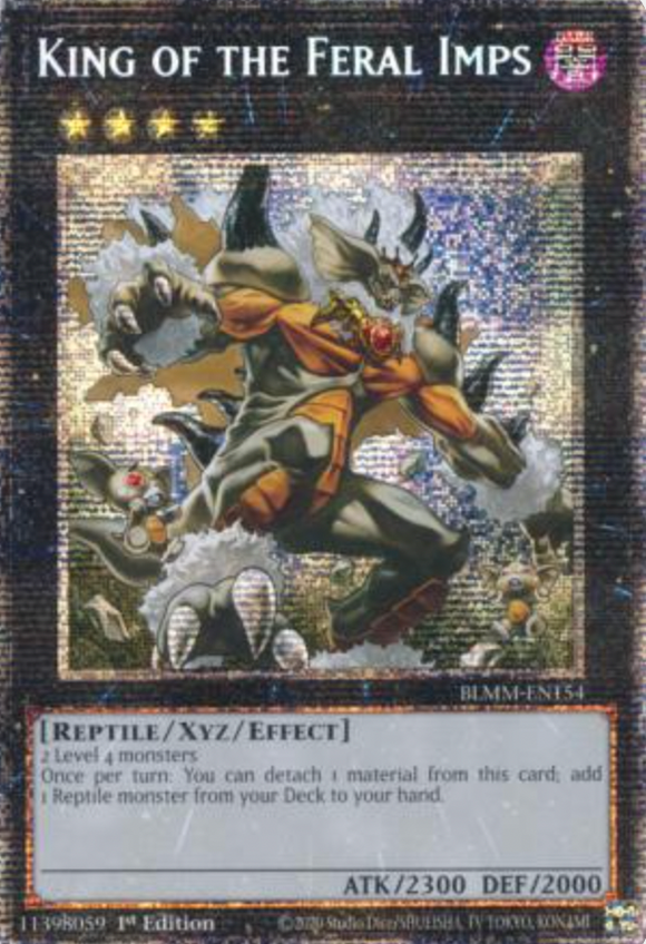 King of the Feral Imps - BLMM-EN154 - Starlight Rare 1st Edition