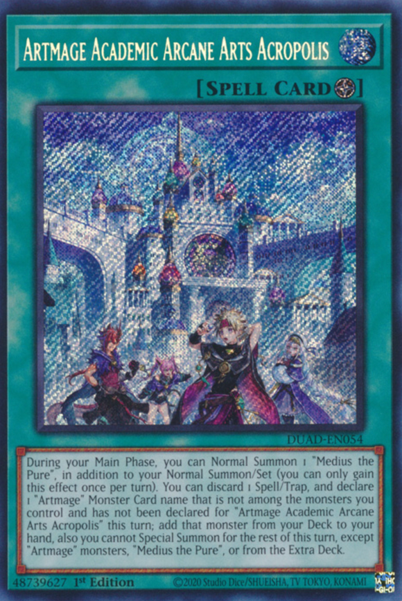 Artmage Academic Arcane Arts Acropolis - DUAD-EN054 - Secret Rare 1st Edition