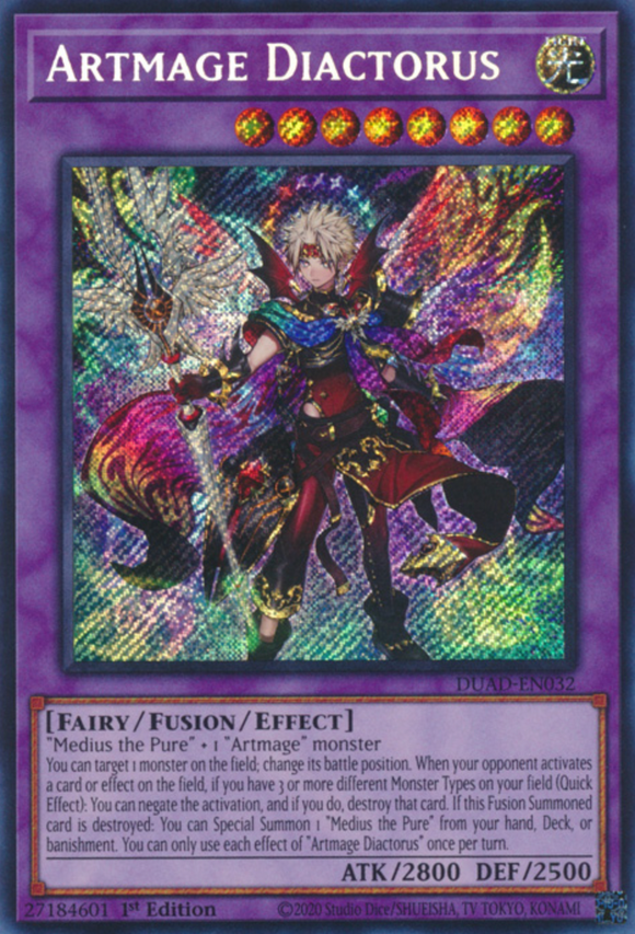 Artmage Diactorus - DUAD-EN032 - Secret Rare 1st Edition