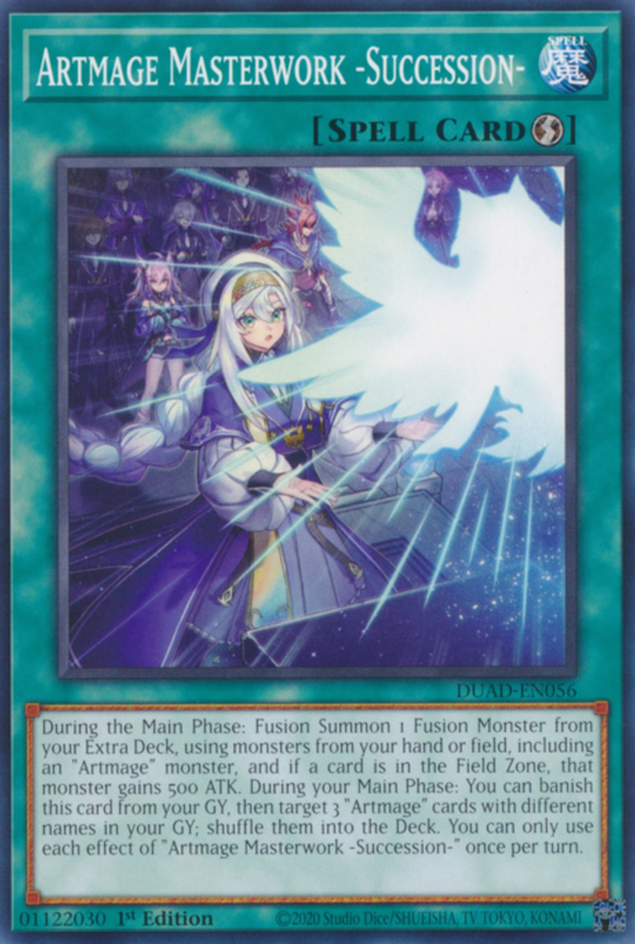 Artmage Masterwork -Succession- - DUAD-EN056 - Common 1st Edition