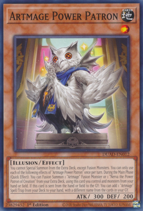 Artmage Power Patron - DUAD-EN012 - Common 1st Edition