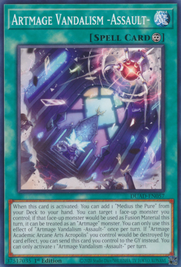 Artmage Vandalism -Assault- - DUAD-EN057 - Common 1st Edition