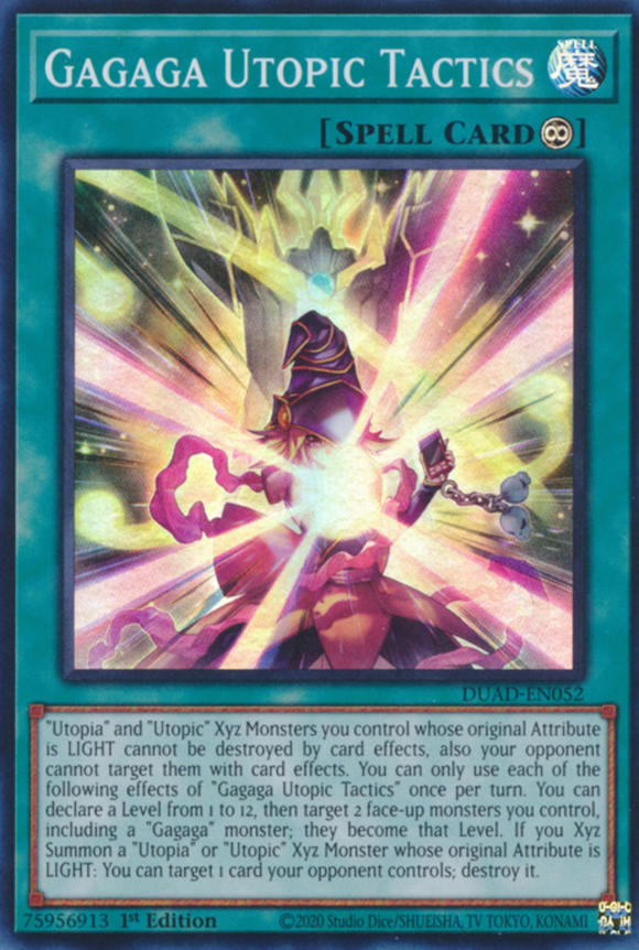 Gagaga Utopic Tactics - DUAD-EN052 - Super Rare 1st Edition