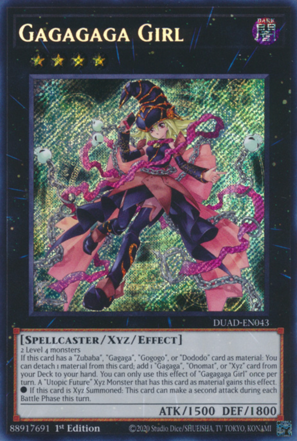Gagagaga Girl - DUAD-EN043 - Secret Rare 1st Edition