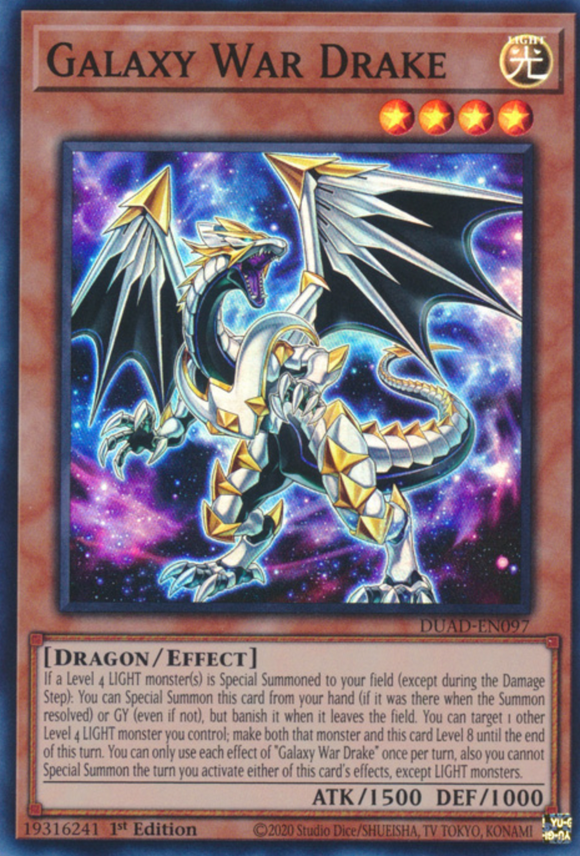 Galaxy War Drake - DUAD-EN097 - Super Rare 1st Edition