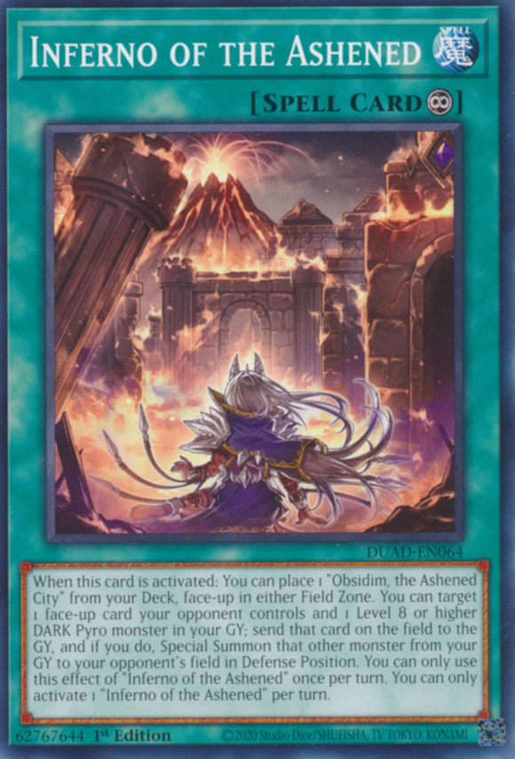 Inferno of the Ashened - DUAD-EN064 - Common 1st Edition