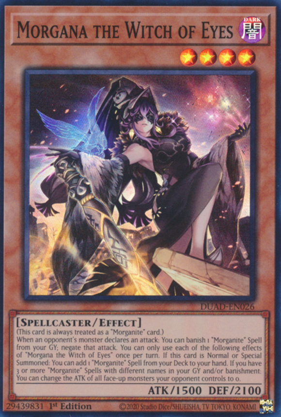 Morgana the Witch of Eyes - DUAD-EN026 - Super Rare 1st Edition