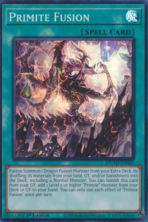 Primite Fusion - DUAD-EN065 - Super Rare 1st Edition