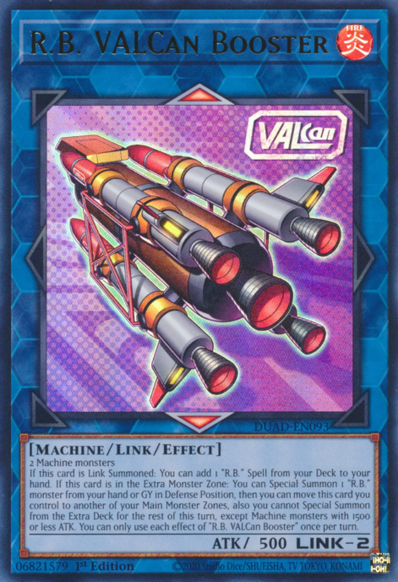 R.B. VALCan Booster - DUAD-EN093 - Ultra Rare 1st Edition
