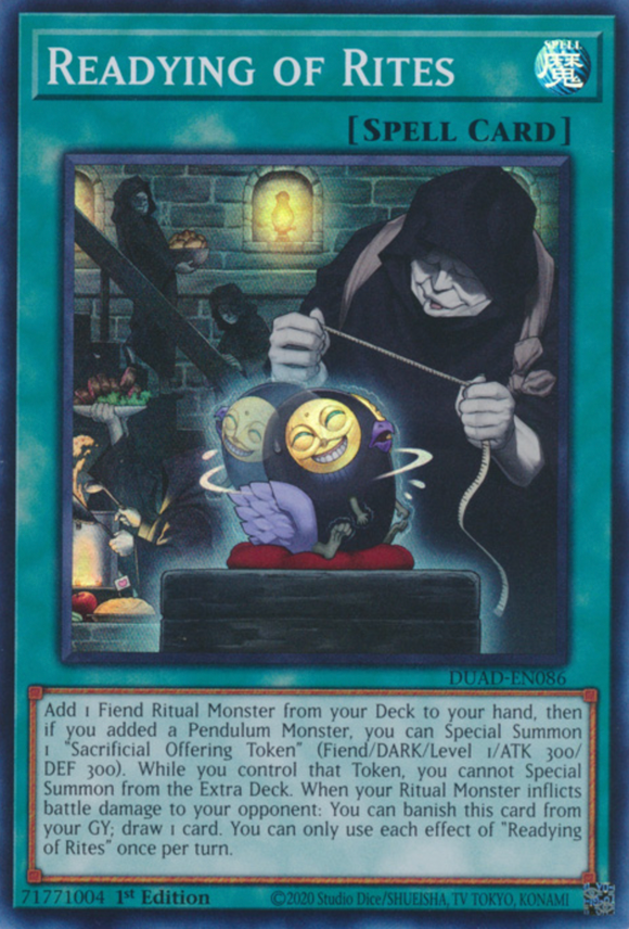Readying of Rites - DUAD-EN086 - Super Rare 1st Edition
