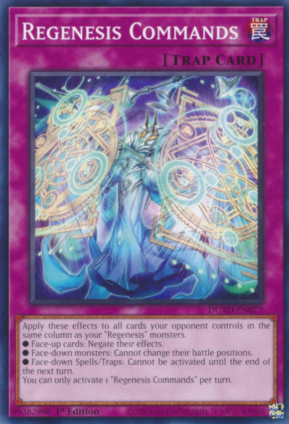 Regensis Command - DUAD-EN077 - Common 1st Edition