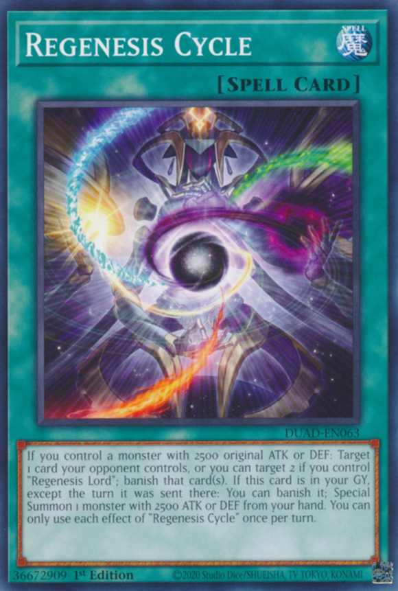Regenesis Cycle - DUAD-EN063 - Common 1st Edition