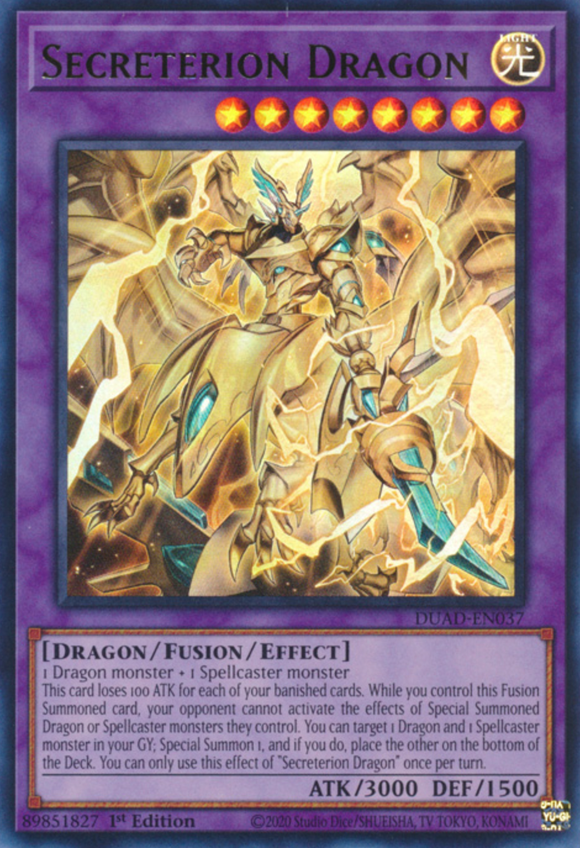 Secreterion Dragon - DUAD-EN037 - Ultra Rare 1st Edition