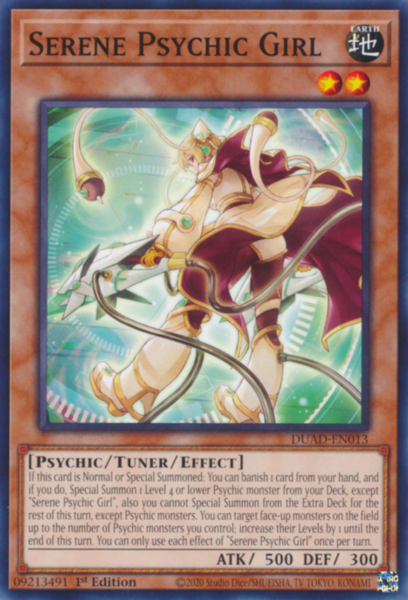 Serene Psychic Girl - DUAD-EN013 - Common 1st Edition