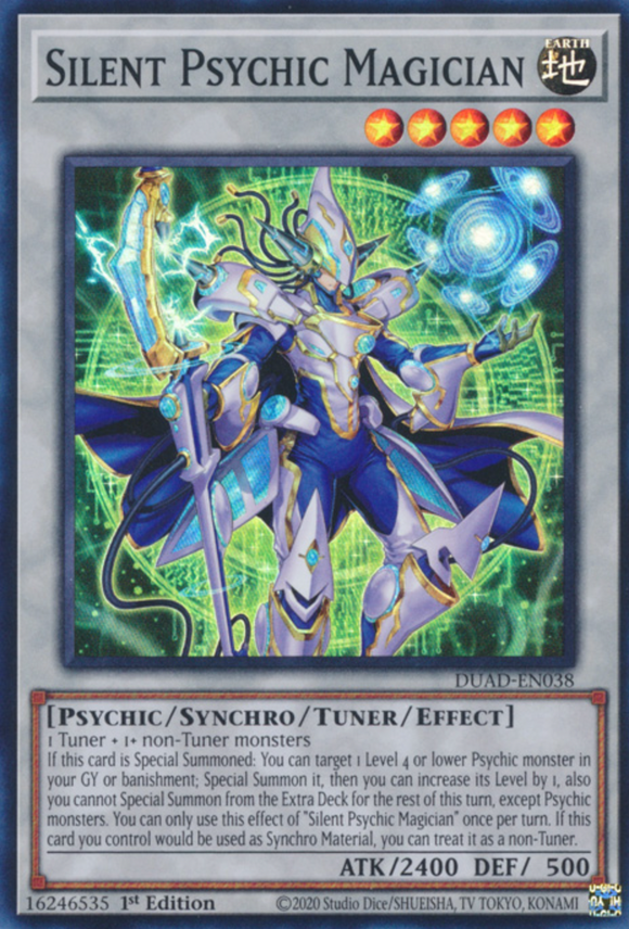 Silent Psychic Magician - DUAD-EN038 - Super Rare 1st Edition