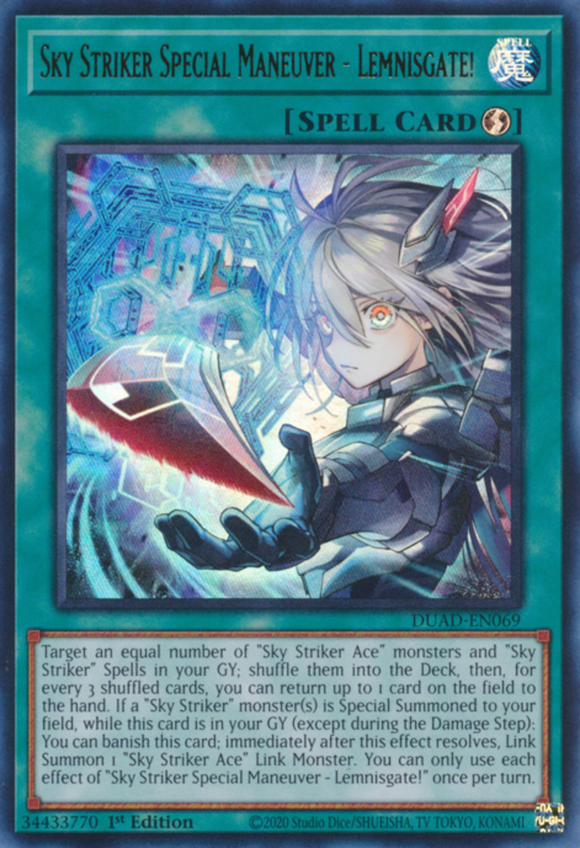 Sky Striker Special Maneuver - Lemnisgate! - DUAD-EN069 - Ultra Rare 1st Edition