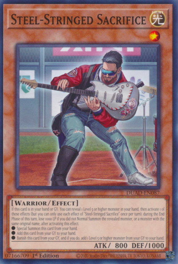 Steel-Stringed Sacrifice - DUAD-EN087 - Common 1st Edition