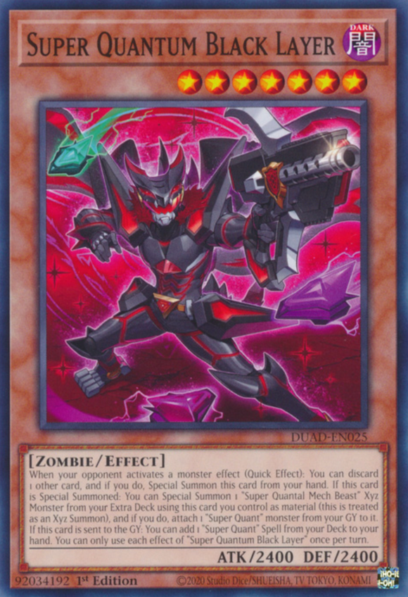 Super Quantum Black Layer - DUAD-EN025 - Common 1st Edition