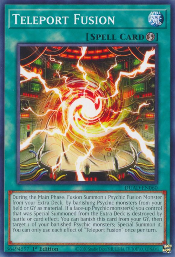 Teleport Fusion - DUAD-EN060 - Common 1st Edition