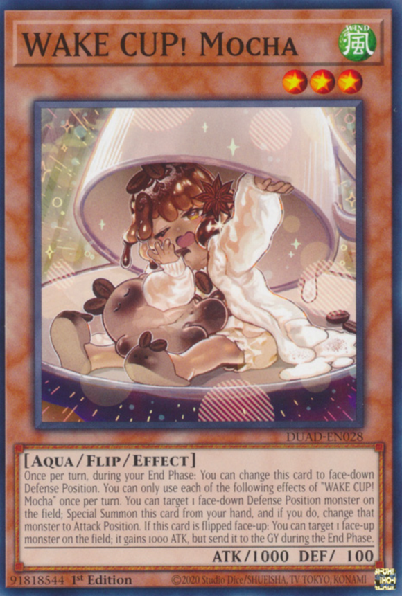WAKE CUP! Mocha - DUAD-EN028 - Common 1st Edition