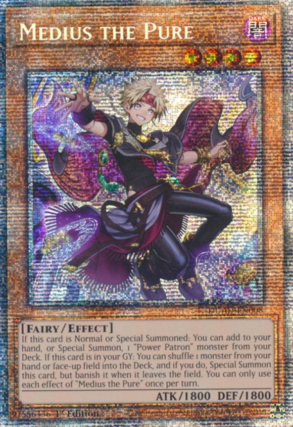 Medius the Pure - DUAD-EN008 - Starlight Rare 1st Edition