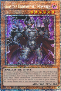 Eidos the Underworld Monarch - DUAD-EN017 - Starlight Rare 1st Edition