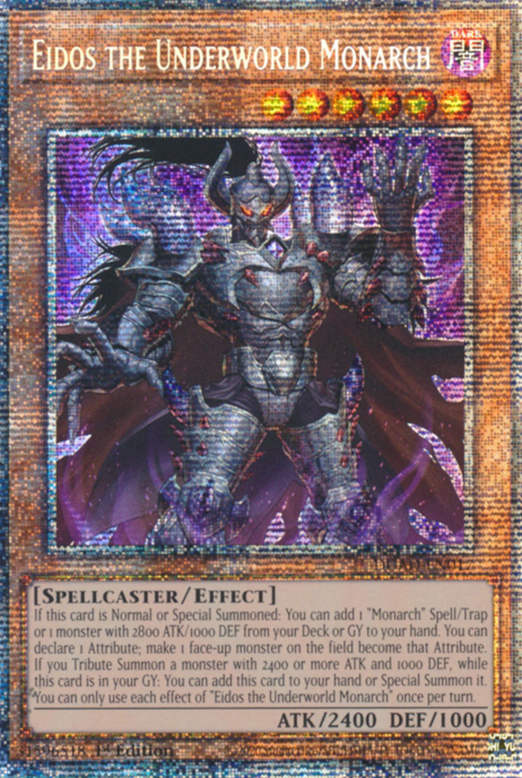 Eidos the Underworld Monarch - DUAD-EN017 - Starlight Rare 1st Edition