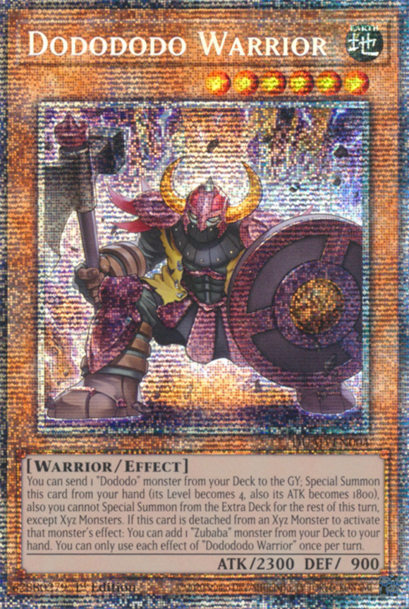 Dodododo Warrior - DUAD-EN004 - Starlight Rare 1st Edition