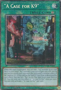 "A Case for K9" - JUSH-EN040 - Starlight Rare 1st Edition