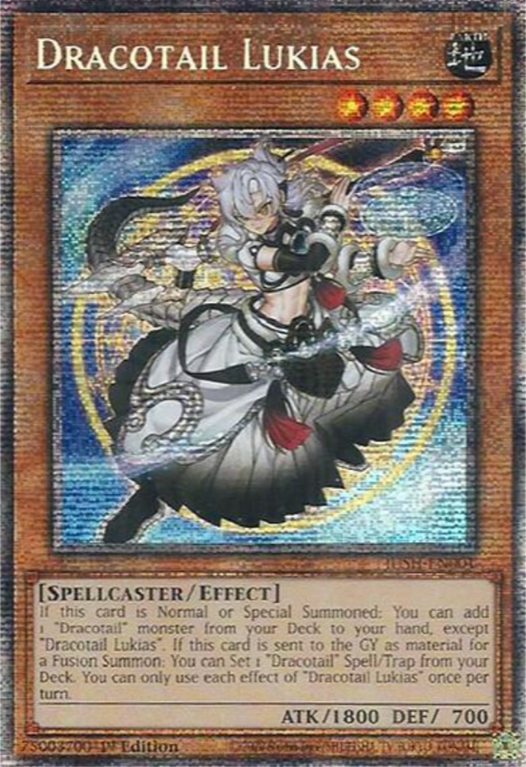Dracotail Lukias - JUSH-EN001 - Starlight Rare 1st Edition