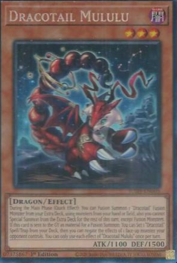 Dracotail Mululu - JUSH-EN005 - Collector's Rare 1st Edition
