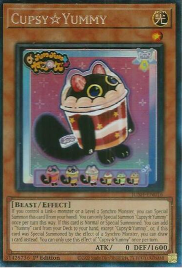 Cupsy Yummy - JUSH-EN016 - Collector's Rare 1st Edition