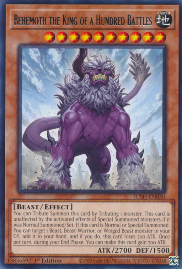 Behemoth the King of a Hundred Battles - JUSH-EN050 - Rare 1st Edition