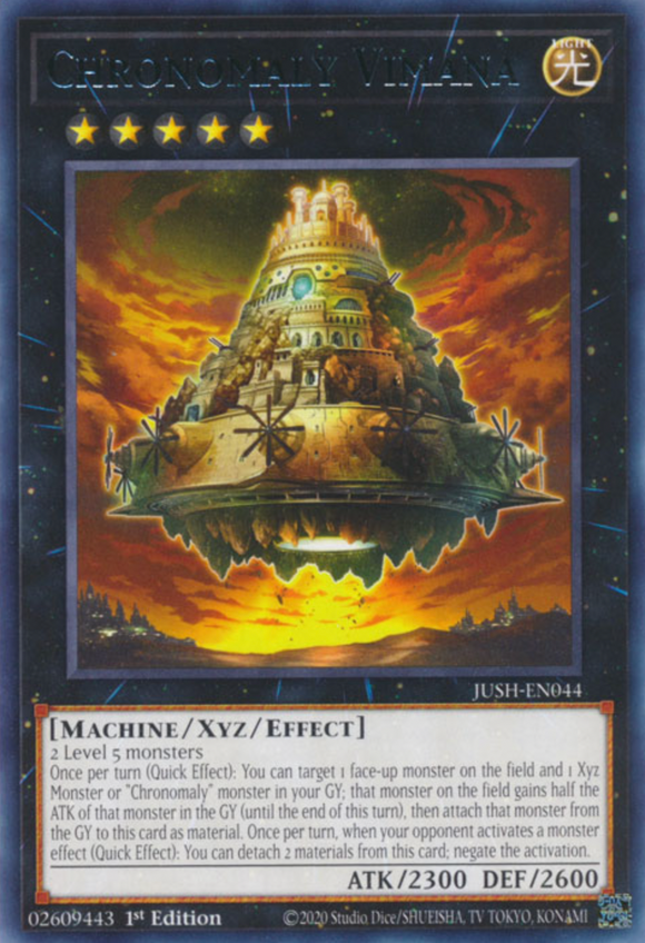 Chronomaly Vimana - JUSH-EN044 - Rare 1st Edition