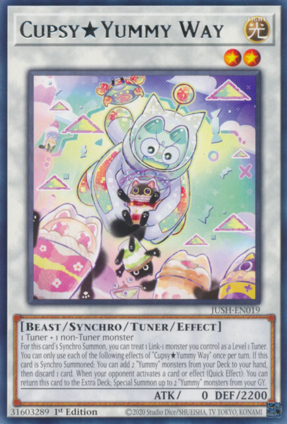 Cupsy Yummy Way - JUSH-EN019 - Rare 1st Edition