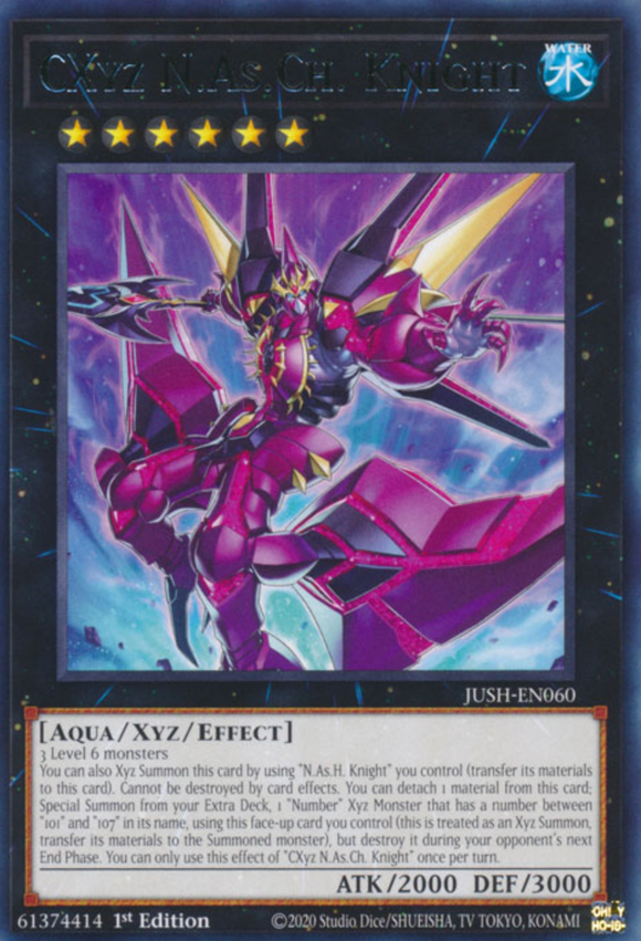 CXyz N.As.Ch Knight - JUSH-EN060 - Rare 1st Edition