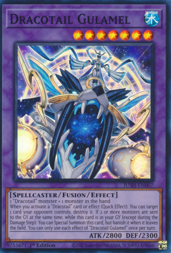 Dracotail Gulamel - JUSH-EN007 - Super Rare 1st Edition